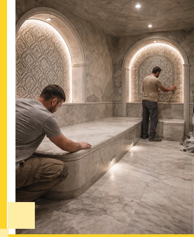 Турецкие бани под ключ в Петрозаводске от 253750 р. | ЭриданПтр