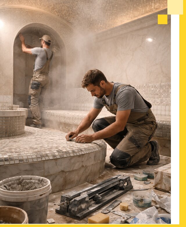 Профессиональный дизайн хамама и SPA под ключ в Петрозаводске